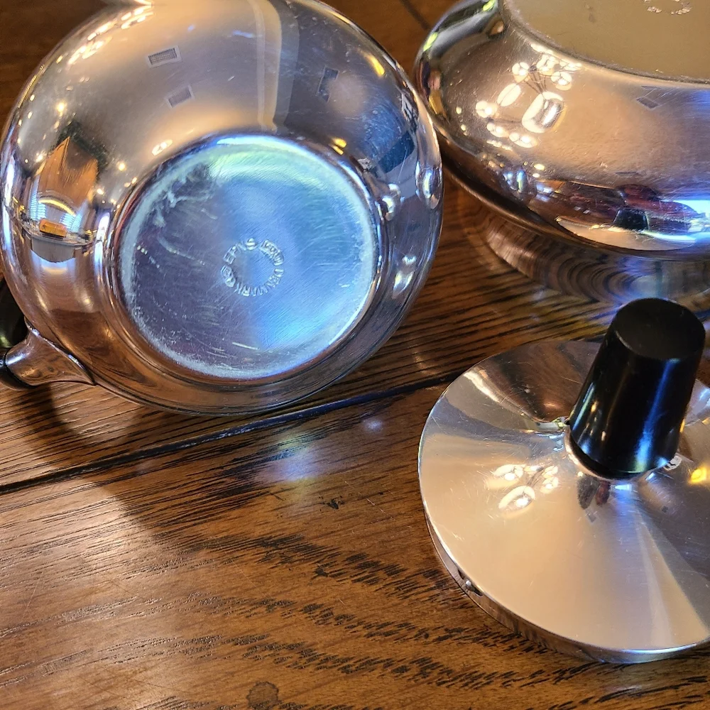 Cohr Hans Peter Jacobsen 1950s creamer and sugar set